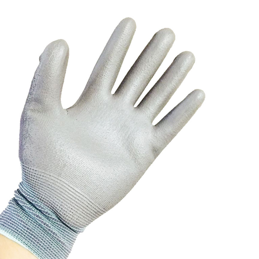 Nylon Work Gloves with Polyurethane Coated Palm, 1 Dozen, Large, X Lar