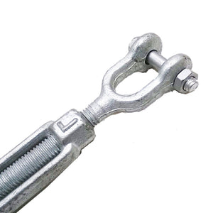 1/2" x 9" Eye/Jaw Turnbuckles for Wire Rope Cable - 10 ea