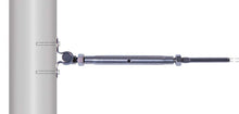 T316 Stainless Steel Tensioner Set for Cable Railing w/ Deck Toggle — 1/8" & 3/16"