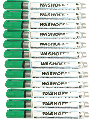 Paint Marker : U-Mark Wash Off GREEN (Water removable) 1 dozen