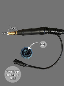 12' MIG Welding Gun and Cable Assembly Lincoln Magnum 250L K533-7 Replacement.