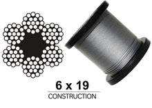 Galvanized Aircraft Cable Wire Rope 9/16" 6x19