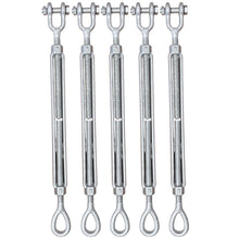 3/8" x 6" Eye/Jaw Turnbuckles for Wire Rope cable - 5 ea