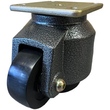 F-Type leveling caster 100mm nylon wheel top plate KC100F