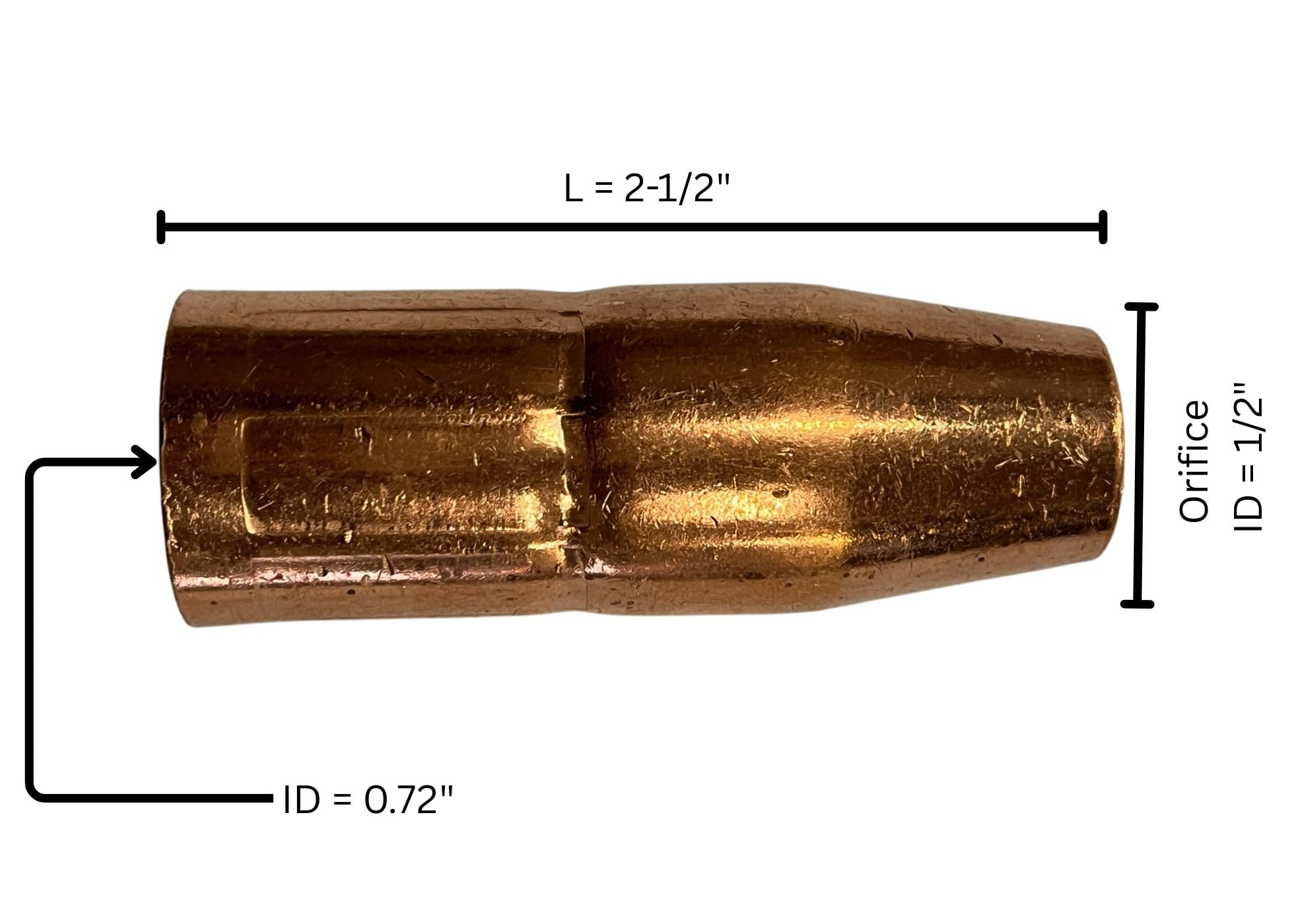 Flush-Tip Nozzles — Miller M-25/M40 & Hobart | HYW