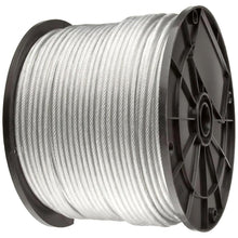 Clear PVC coated 304 stainless steel wire rope reel