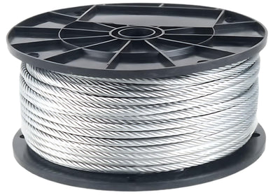 T-316 Grade 1 x 19 Stainless Steel Cable Wire Rope 1/8