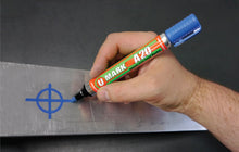 U-Mark A20 reversible tip paint marker marking on metal