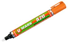 U-Mark A20 reversible tip paint marker orange item 10707