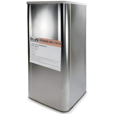 E7014 Premium Arc Stick Electrodes 14in Welding Rod Hermetically Sealed 50-Pound Can