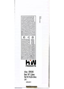 ER5356 Tig 1/8" Aluminum 36" Welding Rod (Made in North America) 10-Pound Box