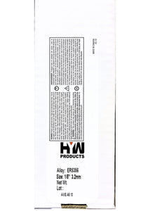 ER5356 Tig 1/8" Aluminum 36" Welding Rod (Made in North America) 1-Pound Bundle