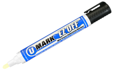 U-Mark EZ OFF wet erase industrial marker black item 10441