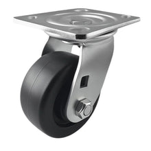 Heavy Duty Caster 4" x 2" Plastic Wheel - Swivel