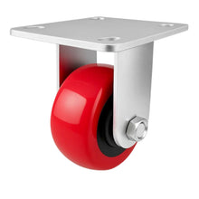 Heavy Duty Caster 4" x 2" Polyurethane on Plastic Wheel - Rigid