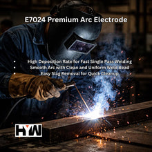 E7024 Premium Arc Stick Electrodes 14in Welding Rod Hermetically Sealed 50-Pound Can