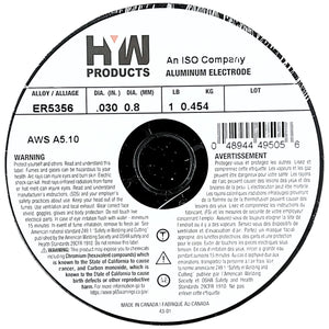 ER5356 Mig .030" Aluminum Welding Wire 1-Pound Roll (Made in North America) 5-Pack