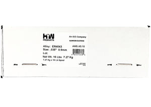 ER4043 Mig .035" Aluminum Welding Wire 16-Pound Spool (Made in North America)