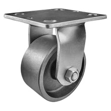 Heavy Duty Caster 4" x 2" Steel Wheel - Rigid
