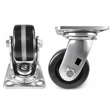 Heavy Duty Caster 4" x 2" Phenolic Wheel Stainless Steel - Swivel
