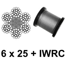 Galvanized Aircraft Cable Wire Rope 5/8" 6x25