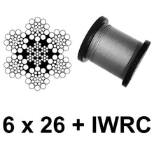 Premium Galvanized Aircraft Cable Wire Rope 5/8" 6x26