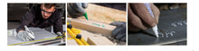 Munhwa PM oil based paint marker marking on metal, timber and dark steel