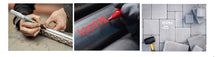 Munhwa XFPM xylene free paint marker marking steel framing, pipe and stone paving