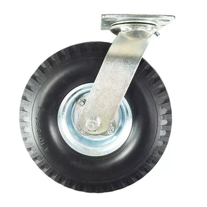 10" x 3-1/2" Flat free Wheel Caster - Swivel