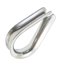 10 ea 316 Stainless Wire Rope Standard Duty Thimbles 1/8"