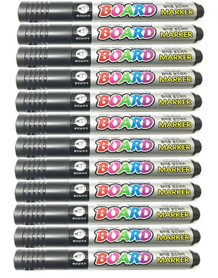 Dry Erase White Board Marker - Black 12 each
