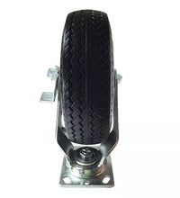 10" x 3-1/2" Flat Free Wheel Caster - Swivel with a Brake