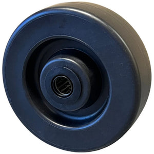 8" x 2" Heavy Duty Plastic Wheel with Bearing - 1 EA