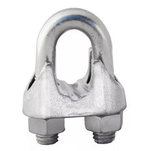 100ea Malleable Galvanized Wire Rope Clips 3/16"