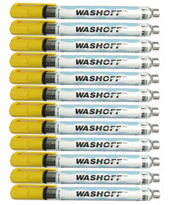 Paint Marker : U-Mark Wash Off YELLOW (Water removable) 1 dozen