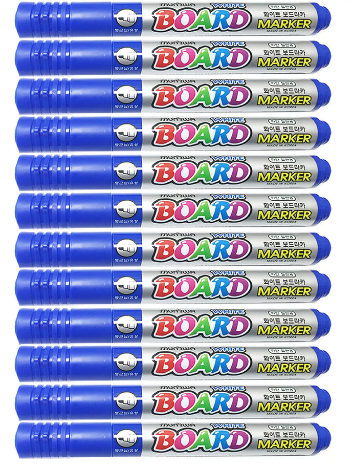 Dry Erase White Board Marker - Blue 12 each