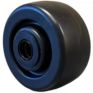 4" x 2" Heavy Duty Plastic Wheel with Bearing - 1 EA