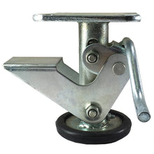 4" Floor Locks Brake with Non-Slip Rubber Foot for 4" x 2" Casters - 1 EA