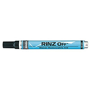 Dykem Rinz off Washable marker BLACK - 1 dozen