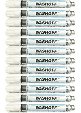 Paint Marker: U-Mark Wash Off WHITE (Water Removable) 1 Dozen