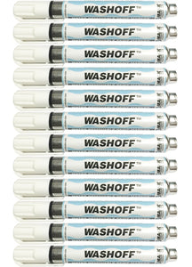 Paint Marker: U-Mark Wash Off WHITE (Water Removable) 1 Dozen