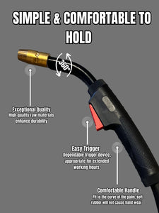 Miller 169593 10 ft Mig Welding Gun Torch M-15 M15 M150 c Replacement