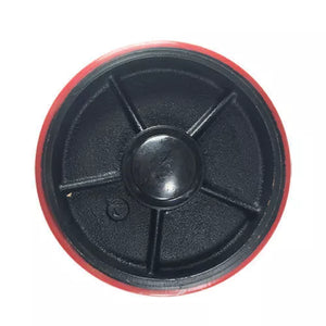 Brand New Pallet Jack Steer Wheels With Bearings Poly Tread - A Pair