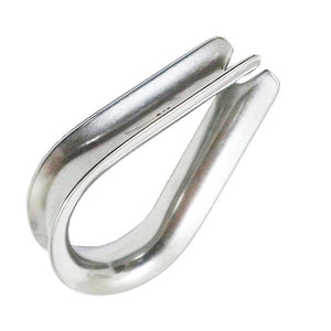 10 ea 316 Stainless Wire Rope Heavy Duty Thimbles 1/8"
