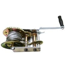 Zinc Plated Winch with 5mm x 10m wire rope and hook