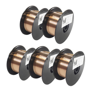 5 X ERCuSi-A .030 X 2 lb Spool Silicon Bronze copper welding wire (5 reels)