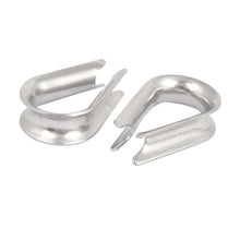 10 ea 316 Stainless Wire Rope Standard Duty Thimbles 1/8"
