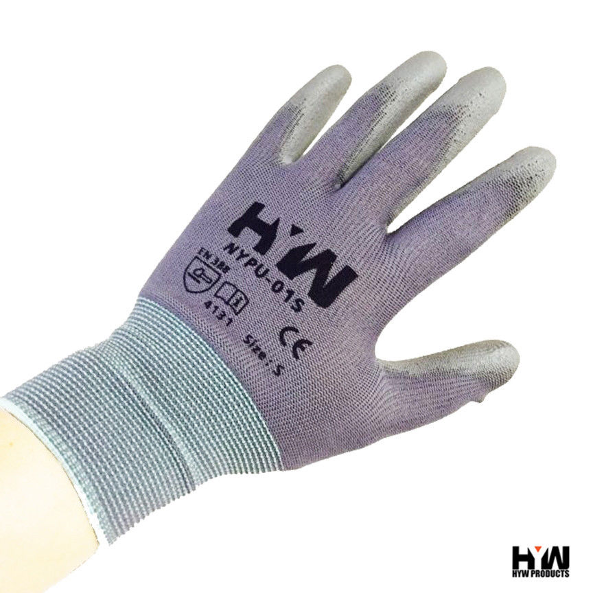 hy pu palm coated gloves metal