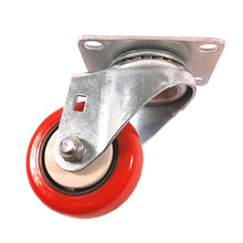 3" x 1-1/4" Polyurethane with Thread Guard Caster (A1) - 4 Swivels with 2 Brake