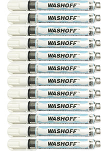 Paint Marker : U-Mark Wash Off WHITE (Water removable) 1 dozen